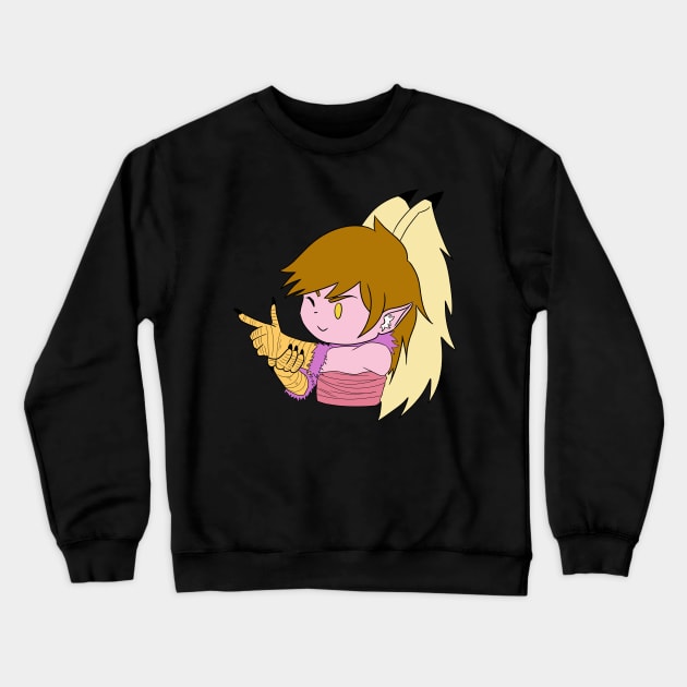 Pew pew Crewneck Sweatshirt by The Doohboy and Son Family